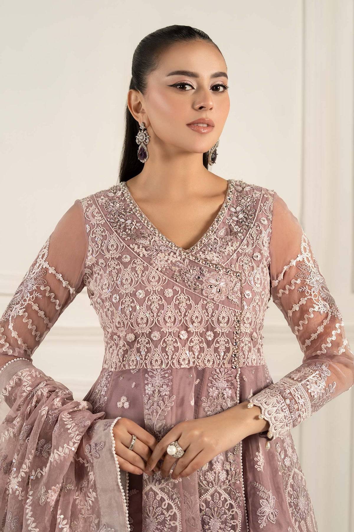 Maria B | Formal Wears | SF-EF25-44 by Maria Faisal - Registered Vendor of : Maria B - type : Ladies Clothes - 100% original wedding dresses