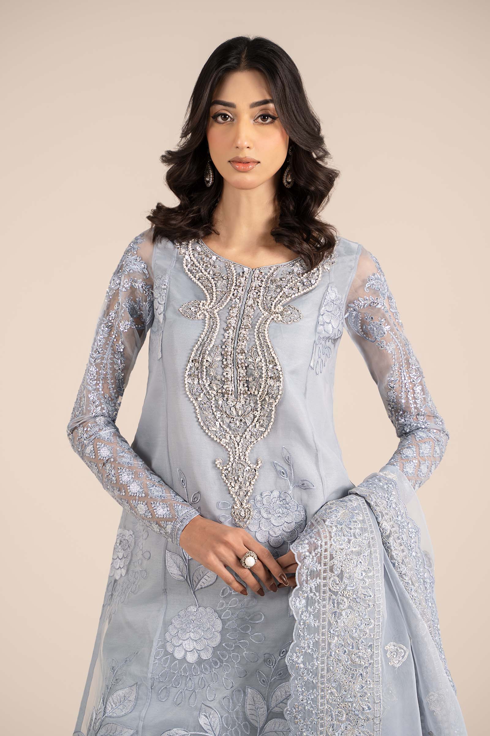 Maira B | Ready to Wear | SF-EF25-51 by Maria Faisal - Registered Vendor of : Maria B - type : Wedding Dress - 100% original wedding dresses