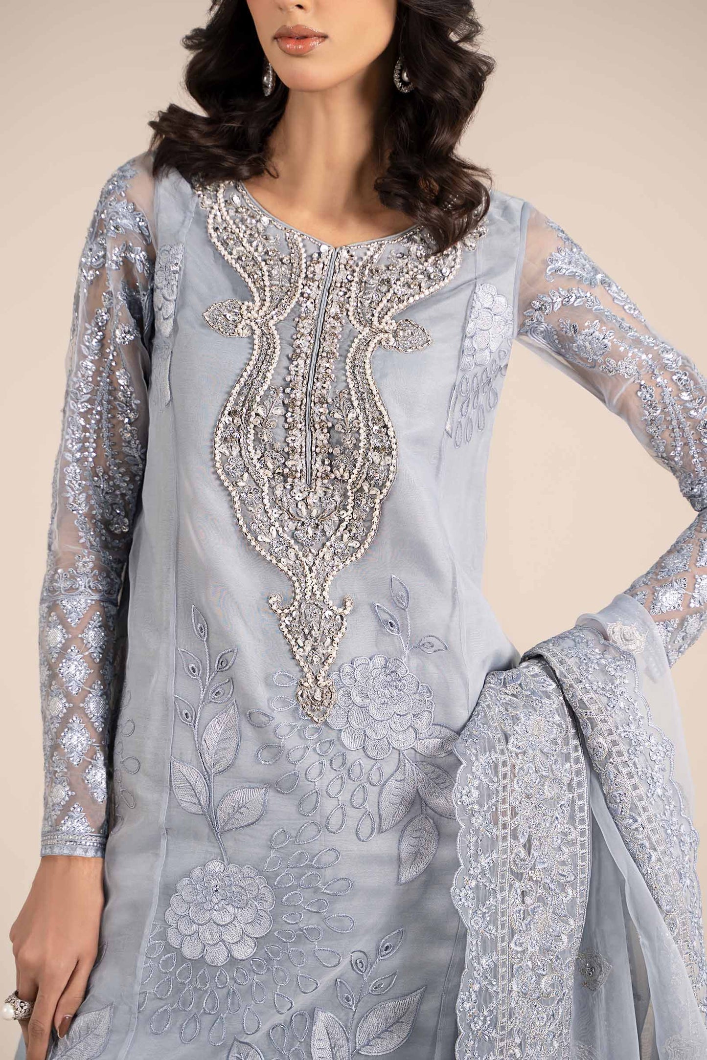Maira B | Ready to Wear | SF-EF25-51 by Maria Faisal - Registered Vendor of : Maria B - type : Wedding Dress - 100% original wedding dresses