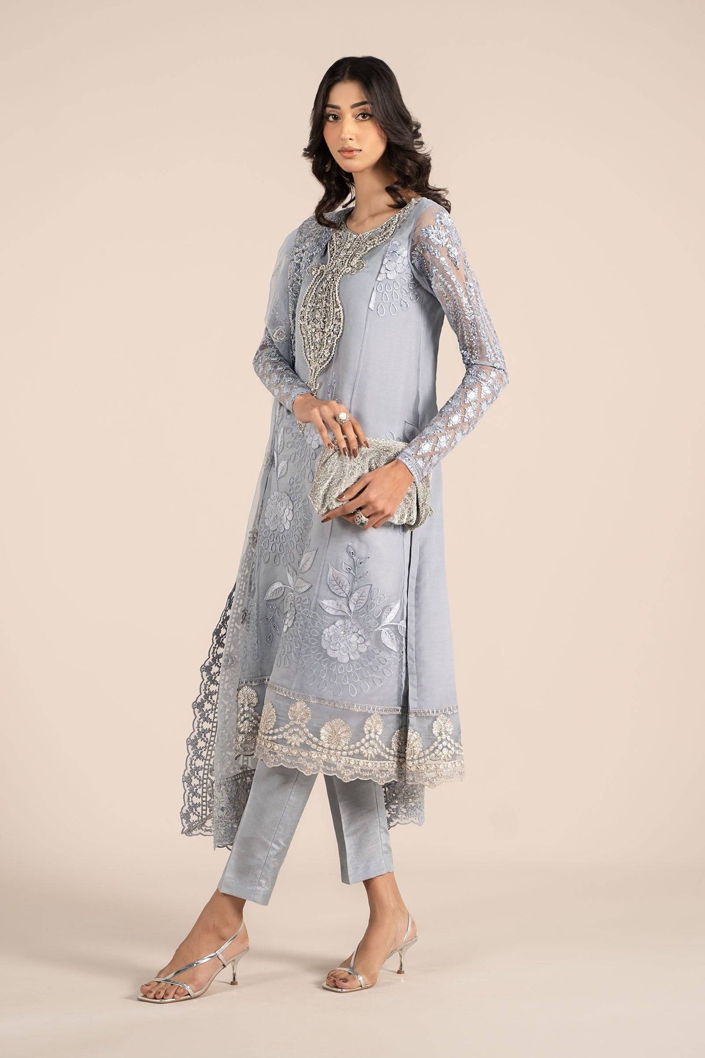 Maira B | Ready to Wear | SF-EF25-51 by Maria Faisal - Registered Vendor of : Maria B - type : Wedding Dress - 100% original wedding dresses