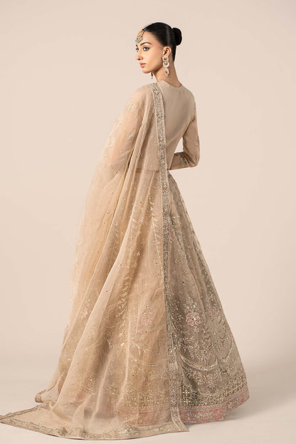 Maira B | Ready to Wear | SF-EF25-55 Beige by Maria Faisal - Registered Vendor of : Maria B - type : Wedding Dress - 100% original wedding dresses