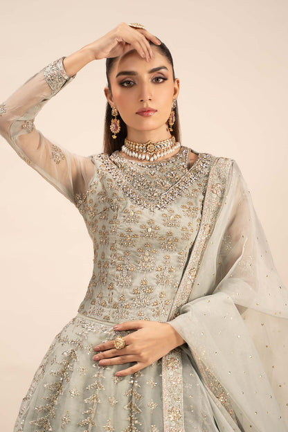 Maira B | Ready to Wear | SF-EF25-55 Ice Blue by Maria Faisal - Registered Vendor of : Maria B - type : Wedding Dress - 100% original wedding dresses