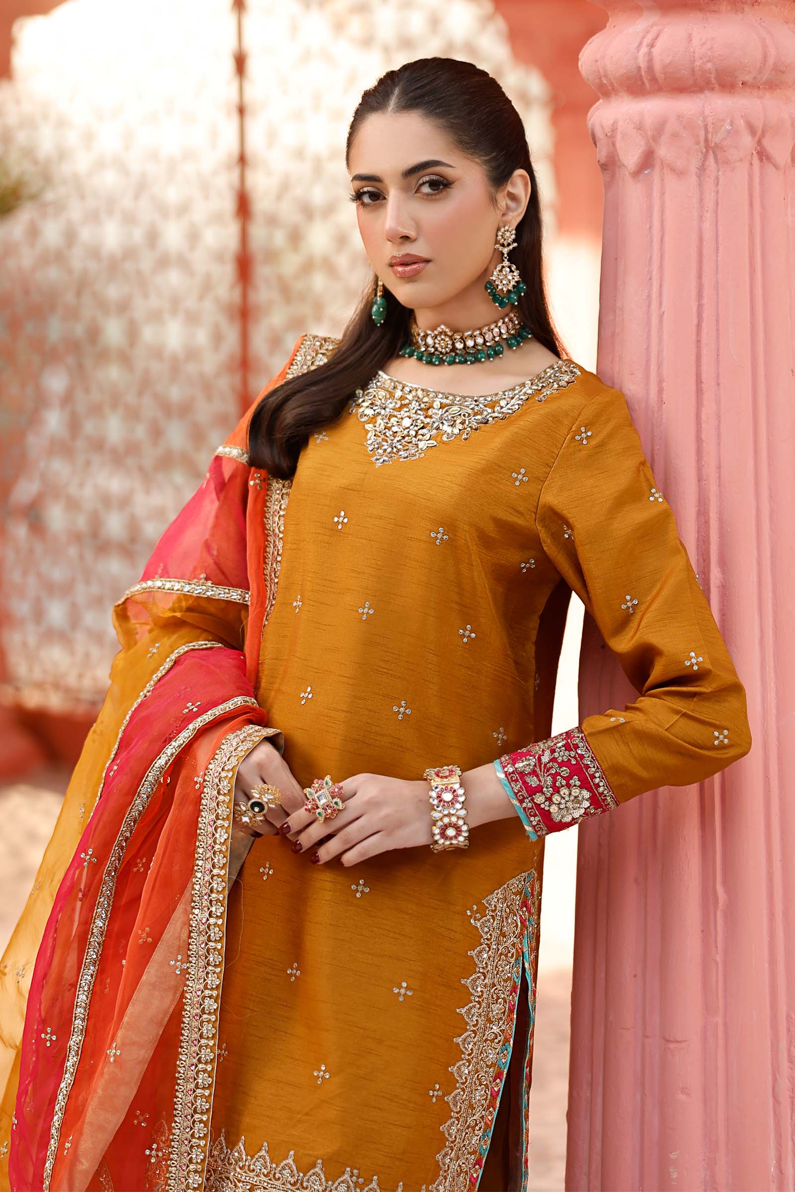 Maria B | Formal Wears | SF-EF25-61 by Maria Faisal - Registered Vendor of : Maria B - type : Ladies Clothes - 100% original wedding dresses