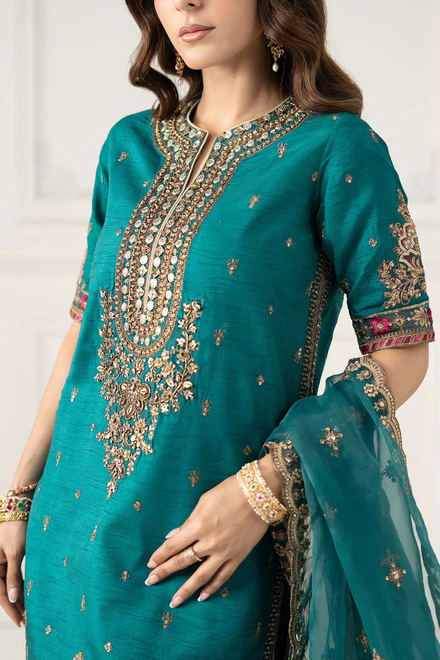 Maira B | Ready to Wear | SF-EF25-63 by Maria Faisal - Registered Vendor of : Maria B - type : Wedding Dress - 100% original wedding dresses