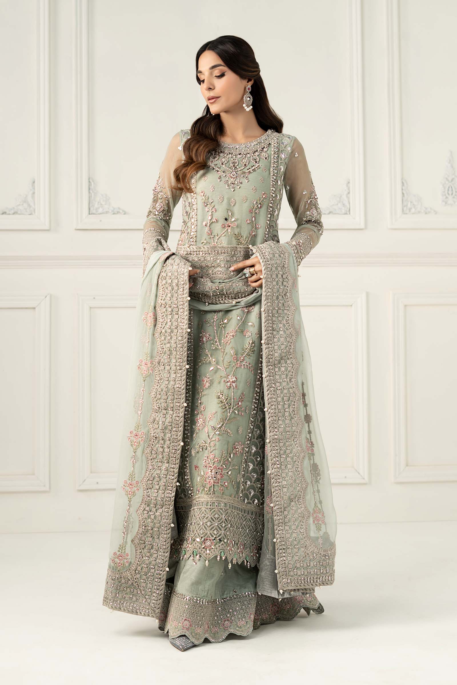 Maira B | Ready to Wear | SF-EF25-65 by Maria Faisal - Registered Vendor of : Maria B - type : Wedding Dress - 100% original wedding dresses