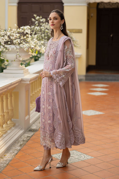 Maria B | Eid Collection 2026 | Sf-Ef26-01 Lilac 1 - Luxury Dress - available at Maria Faisal in UK and USA.