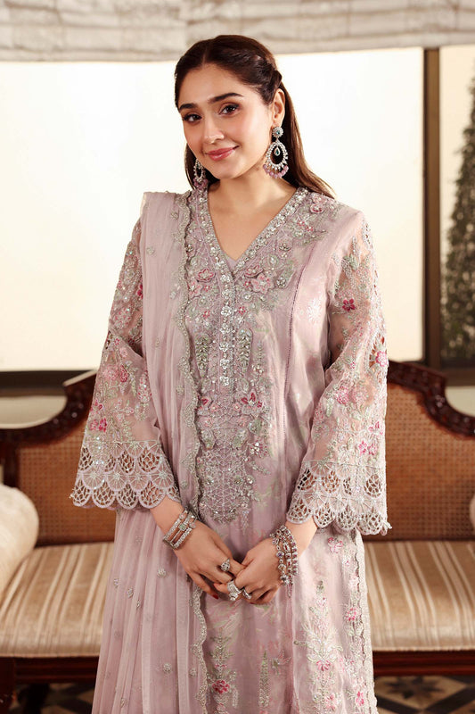 Maria B | Luxury Formals | SF-EF26-02-Lila - Formal Dress - available at Maria Faisal in UK and USA.