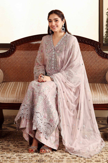 Maria B | Luxury Formals | SF-EF26-02-Lila - Formal Dress - available at Maria Faisal in UK and USA.