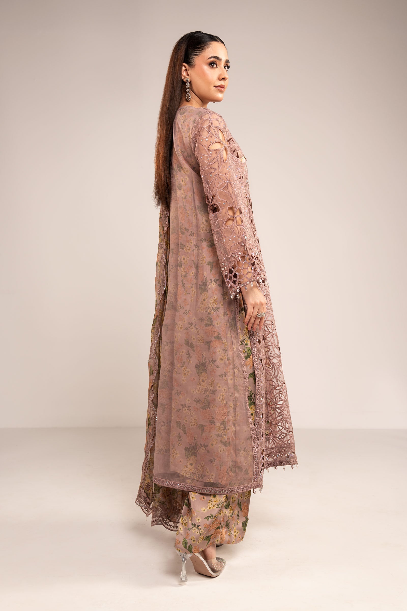 Maria B | Eid Collection 2026 | Sf-Ef26-03 Purple - Luxury Dress - available at Maria Faisal in UK and USA.