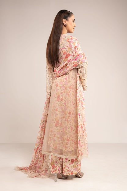 Maria B | Eid Collection 2026 | Sf-Ef26-03-Off White - Luxury Dress - available at Maria Faisal in UK and USA.