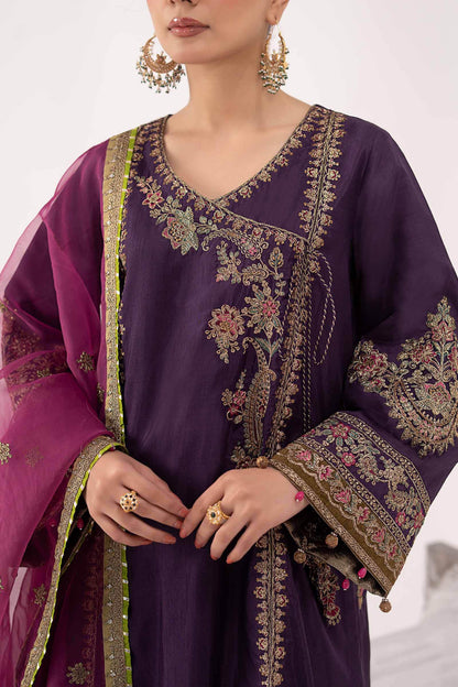 Maria B | Eid Collection 2026 | Sf-Ef26-07 Purple - Luxury Dress - available at Maria Faisal in UK and USA.