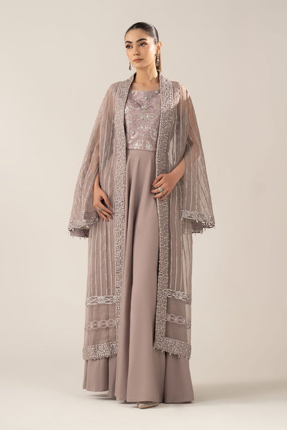 Maria B | Luxury Formals | SF-EF26-12-Lilac - Formal Dress - available at Maria Faisal in UK and USA.