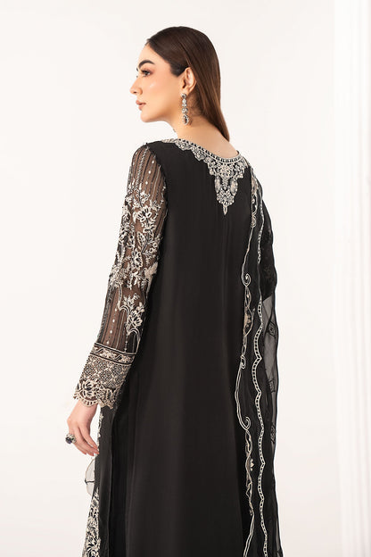 Maria B | Eid Collection 2026 | Sf-Ef26-14 Black - Luxury Dress - available at Maria Faisal in UK and USA.