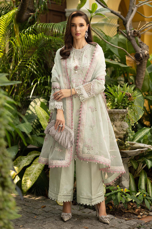 Maria B | Luxury Formals | SF-EF26-20-Green - Formal Dress - available at Maria Faisal in UK and USA.