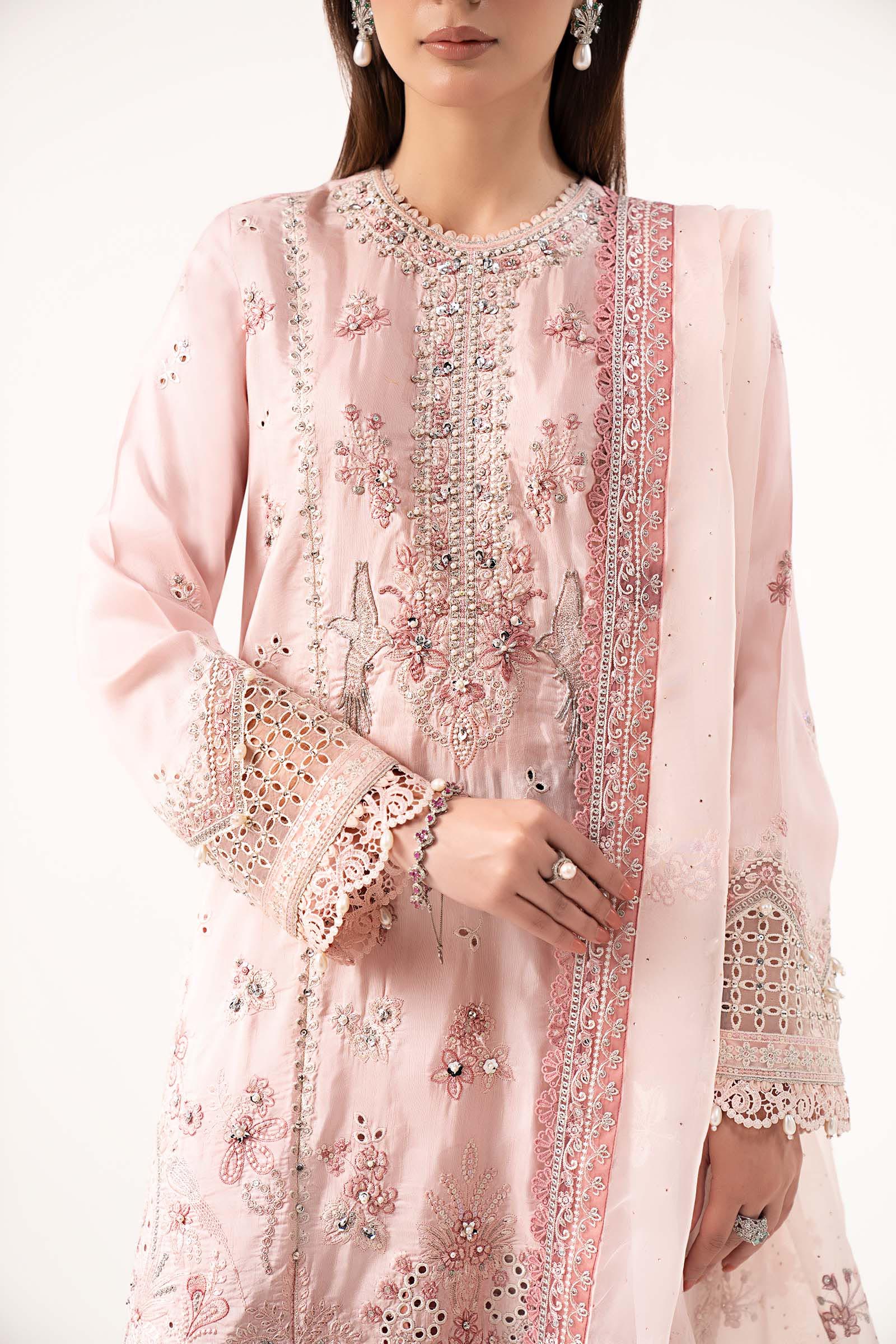 Maria B | Eid Collection 2026 | Sf-Ef26-20 Pink - Luxury Dress - available at Maria Faisal in UK and USA.