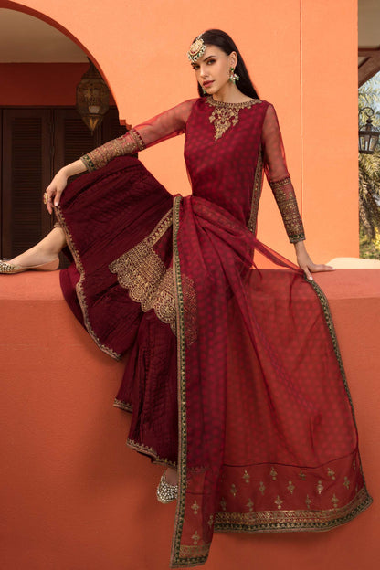 Maria B | Formal Wears | SF-EF23-08R1 by Maria Faisal - Registered Vendor of : Maria B - type : Ladies Clothes - 100% original wedding dresses