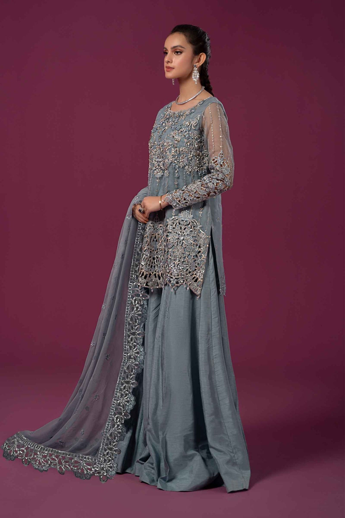 Maria B | Formal Wears | SF-EF24-22 - Wedding Dress - Maria Faisal
