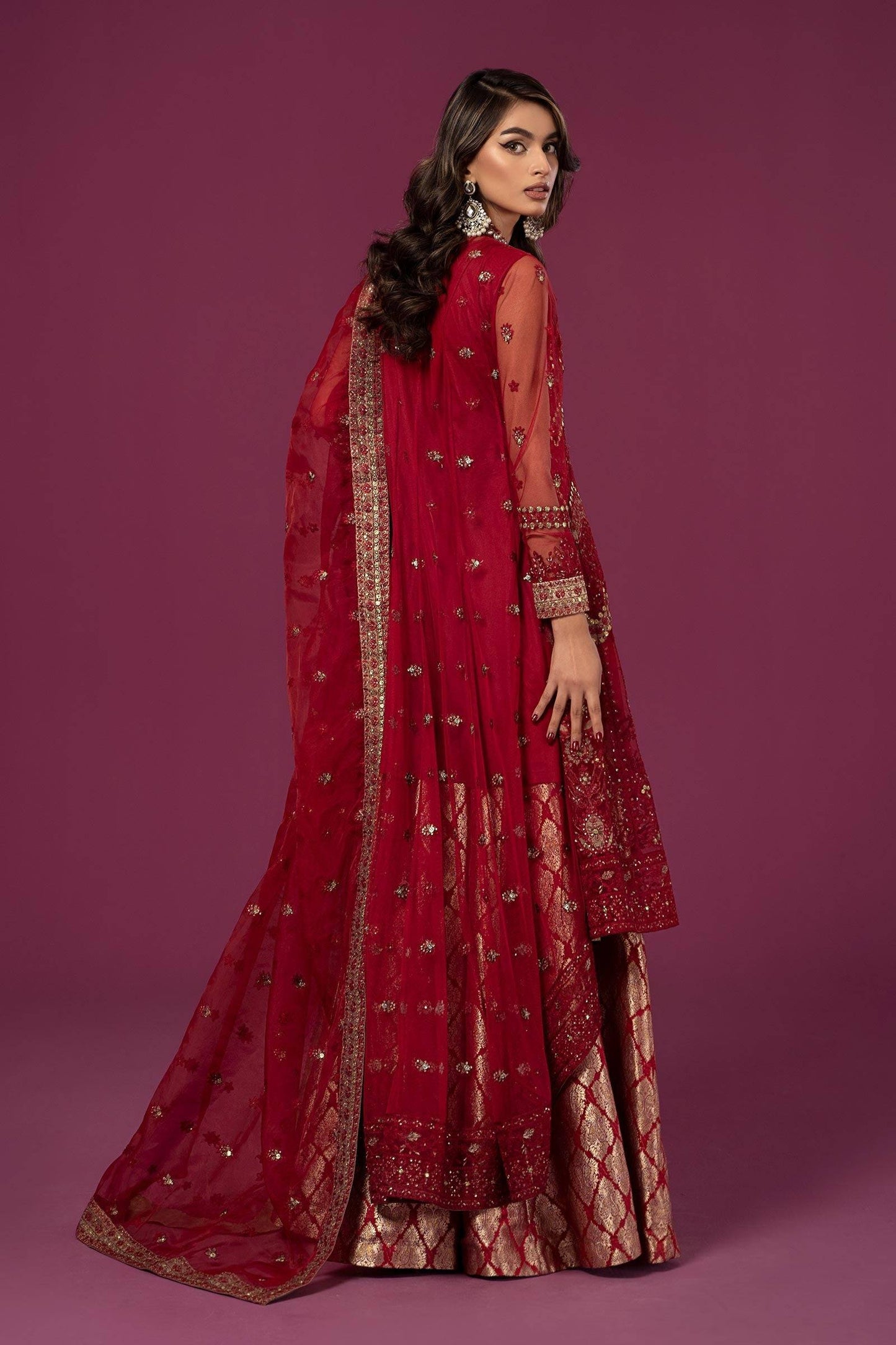 Maira B | Ready to Wear | SF-EF24-28 by Maria Faisal - Registered Vendor of : Maria B - type : Wedding Dress - 100% original wedding dresses
