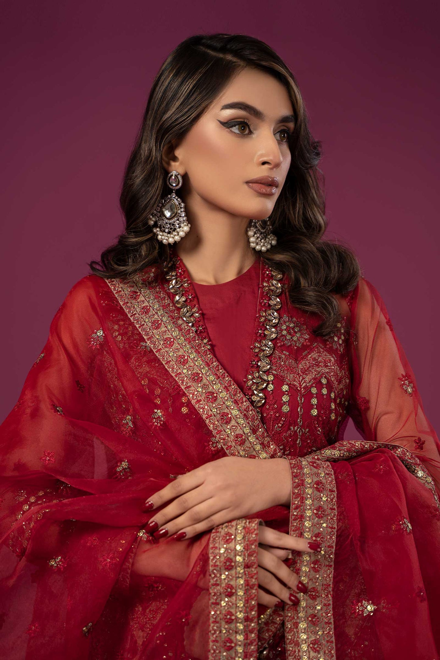 Maira B | Ready to Wear | SF-EF24-28 by Maria Faisal - Registered Vendor of : Maria B - type : Wedding Dress - 100% original wedding dresses