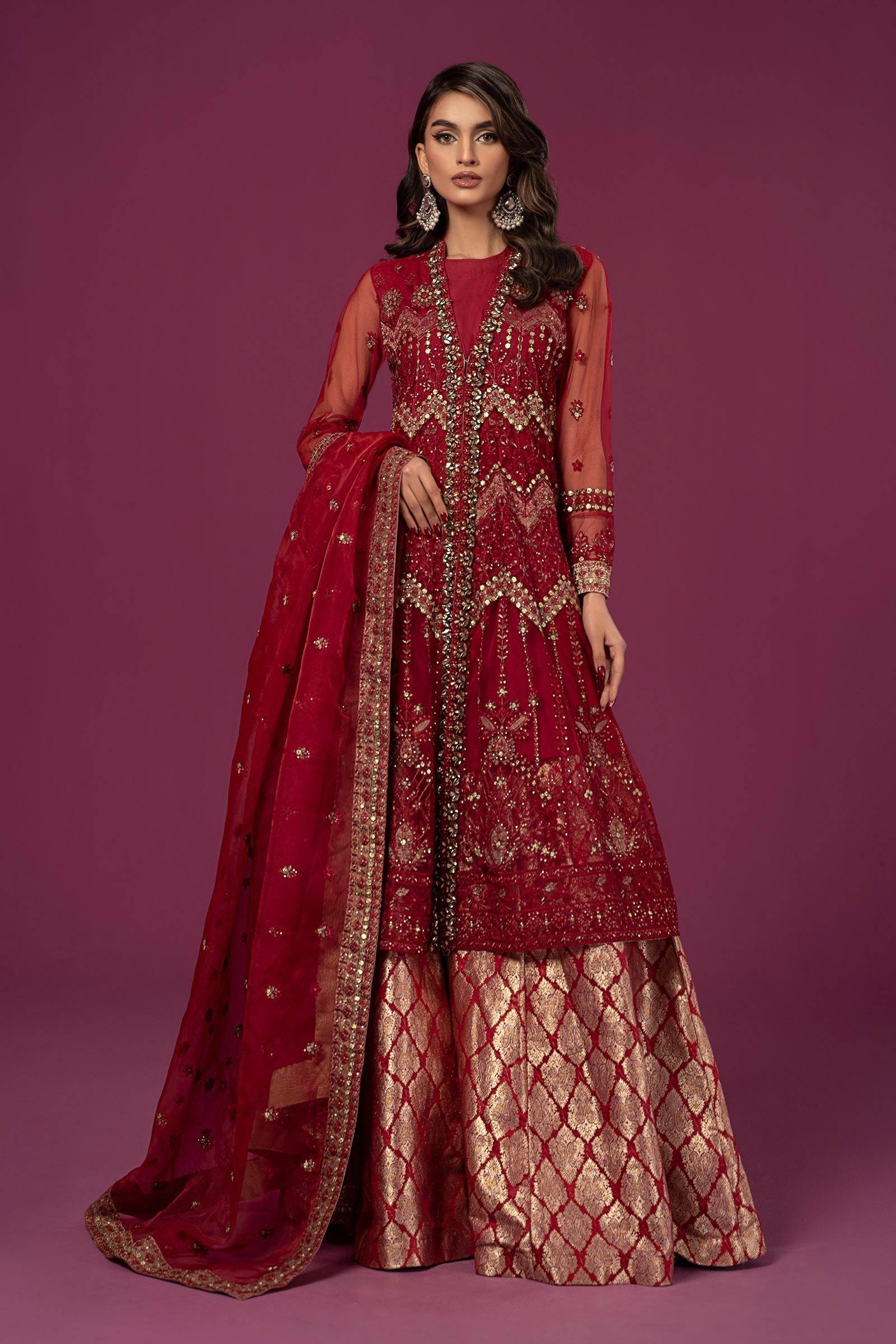 Maira B | Ready to Wear | SF-EF24-28 by Maria Faisal - Registered Vendor of : Maria B - type : Wedding Dress - 100% original wedding dresses
