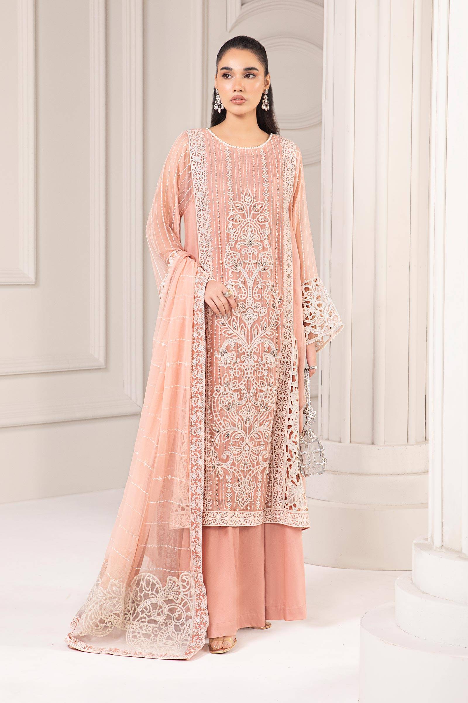 Maira B | Ready to Wear | SF-EF24-67 by Maria Faisal - Registered Vendor of : Maria B - type : Wedding Dress - 100% original wedding dresses