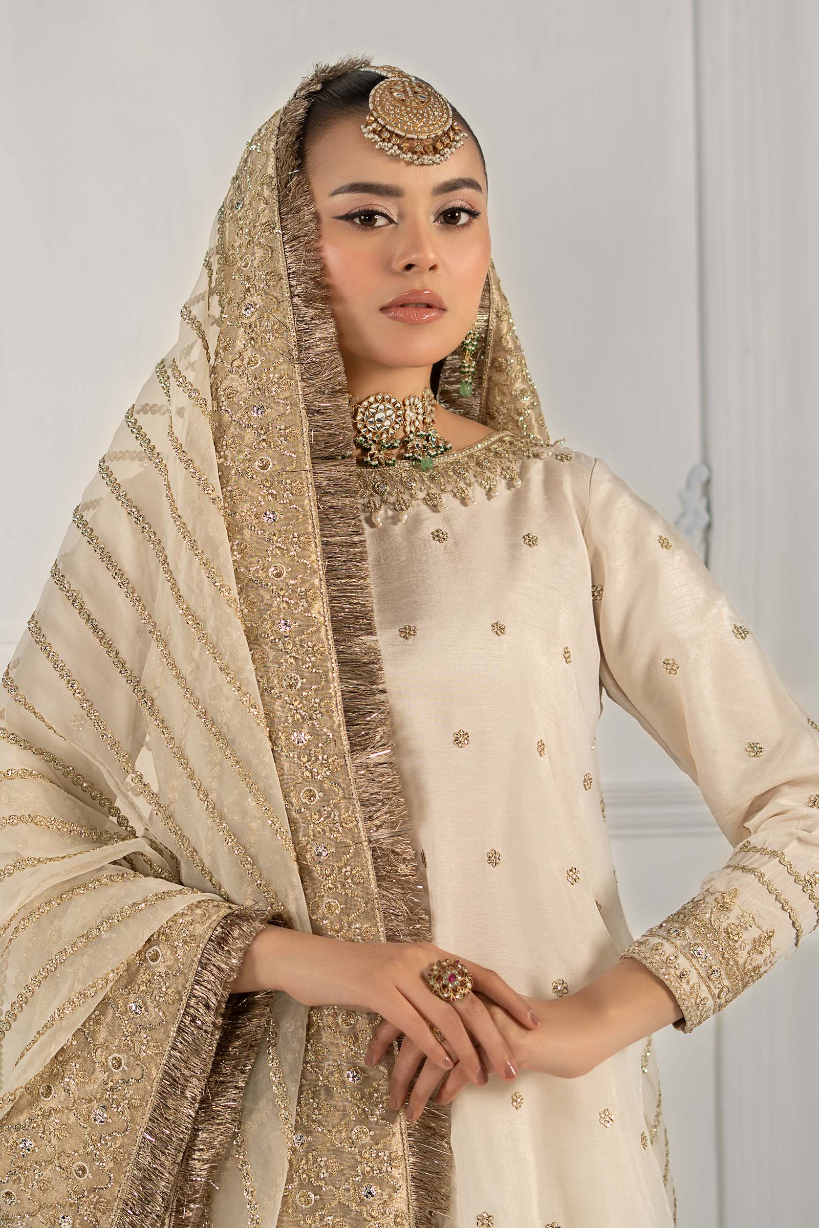 Maira B | Ready to Wear | SF-EF25-25 by Maria Faisal - Registered Vendor of : Maria B - type : Wedding Dress - 100% original wedding dresses