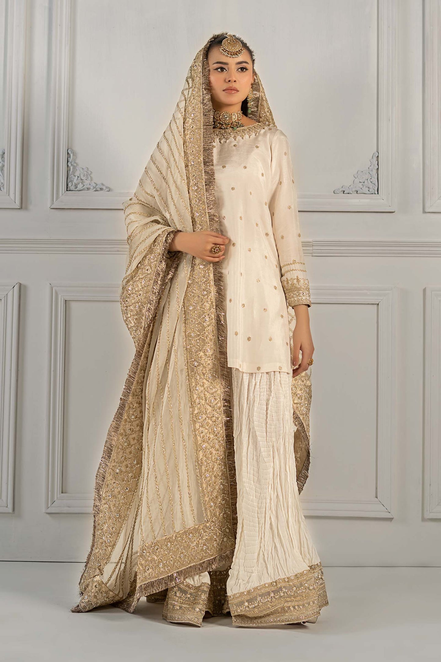 Maira B | Ready to Wear | SF-EF25-25 by Maria Faisal - Registered Vendor of : Maria B - type : Wedding Dress - 100% original wedding dresses