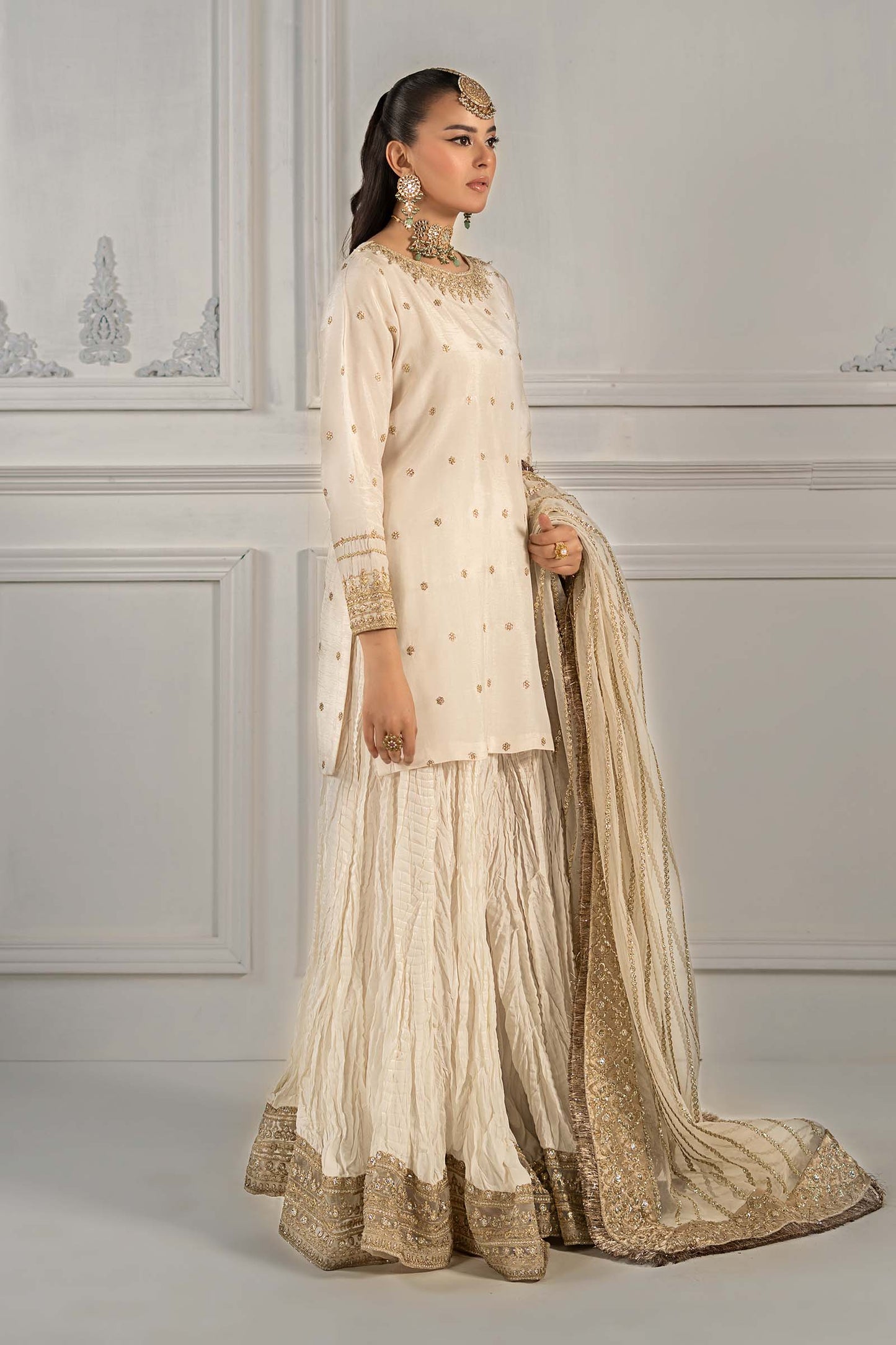 Maira B | Ready to Wear | SF-EF25-25 by Maria Faisal - Registered Vendor of : Maria B - type : Wedding Dress - 100% original wedding dresses