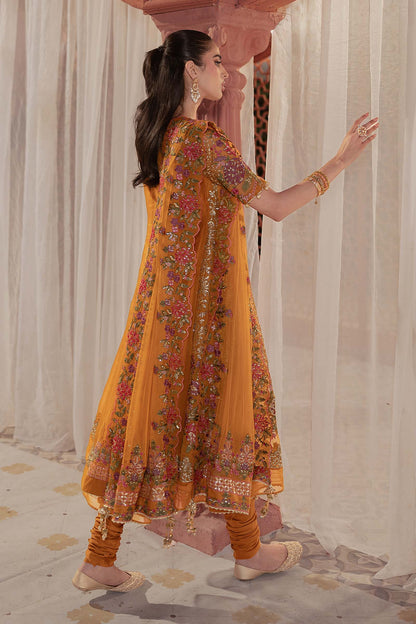 Maira B | Ready to Wear | SF-EF25-42 Mustard by Maria Faisal - Registered Vendor of : Maria B - type : Wedding Dress - 100% original wedding dresses