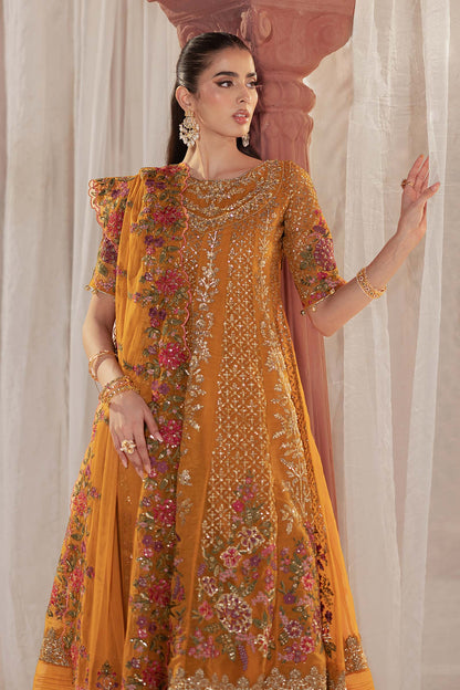 Maira B | Ready to Wear | SF-EF25-42 Mustard by Maria Faisal - Registered Vendor of : Maria B - type : Wedding Dress - 100% original wedding dresses