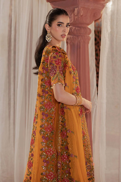 Maira B | Ready to Wear | SF-EF25-42 Mustard by Maria Faisal - Registered Vendor of : Maria B - type : Wedding Dress - 100% original wedding dresses