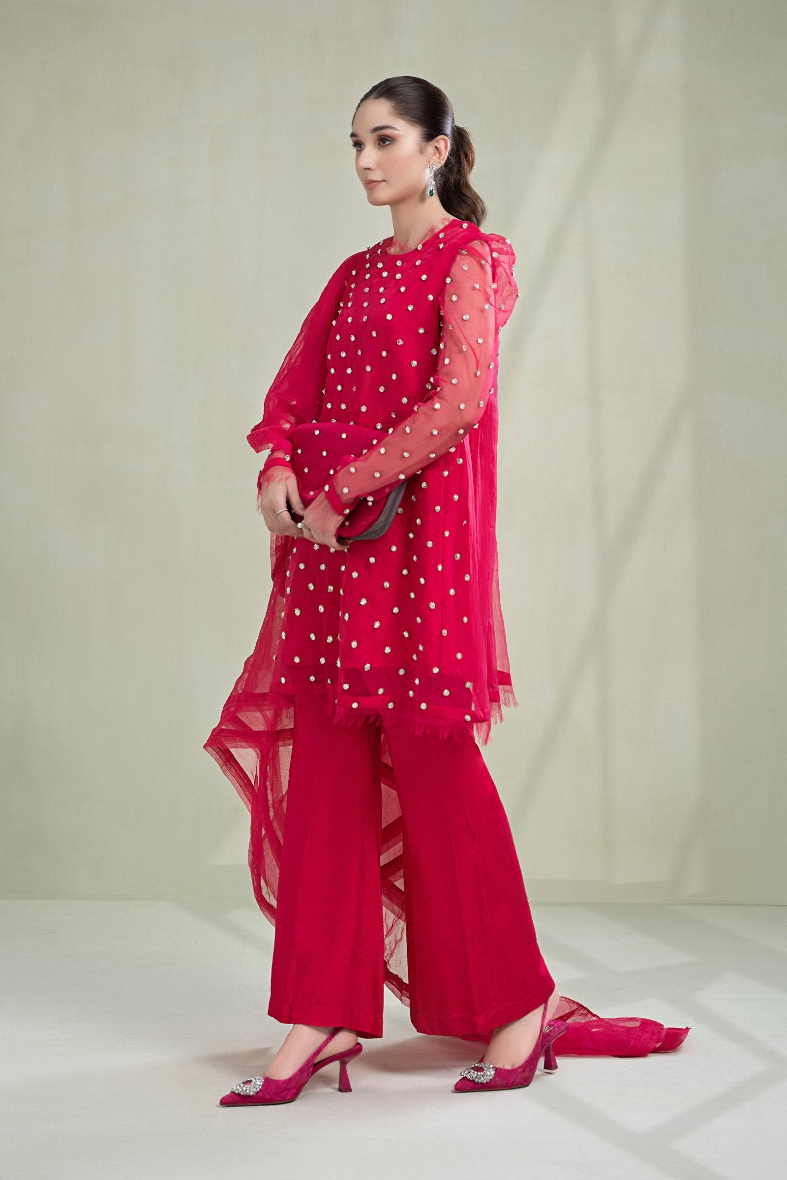 Maira B | Ready to Wear | SF-PFW23-06 by Maria Faisal - Registered Vendor of : Maria B - type : Wedding Dress - 100% original wedding dresses