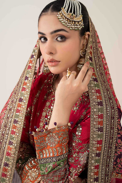 Maria B | Pre Fall 25 | Bamber Raw Silk Suit 14 - Ladies Clothes - Maria Faisal