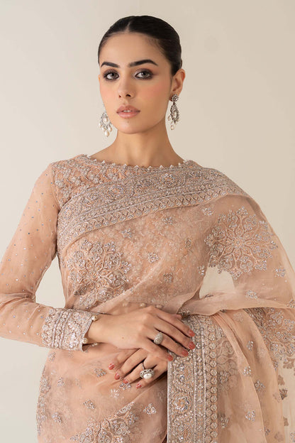 Maria B | Pre Fall 25 | Organza Saree 09 - Ladies Clothes - Maria Faisal