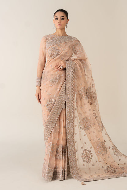 Maria B | Pre Fall 25 | Organza Saree 09 - Ladies Clothes - Maria Faisal