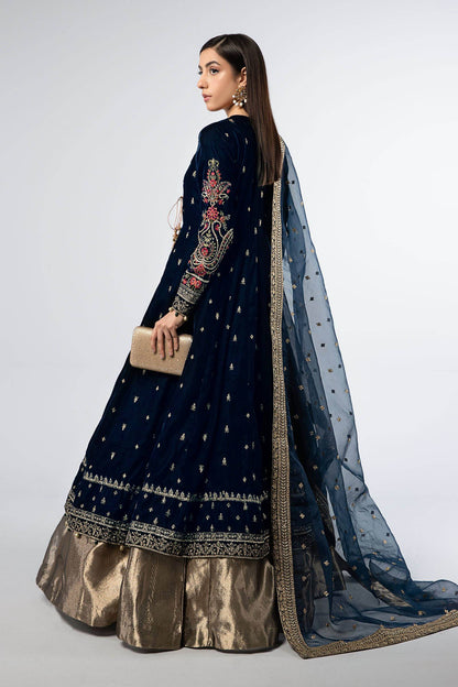 Maira B | Ready to Wear | SF-W24-02 Teal by Maria Faisal - Registered Vendor of : Maria B - type : Wedding Dress - 100% original wedding dresses