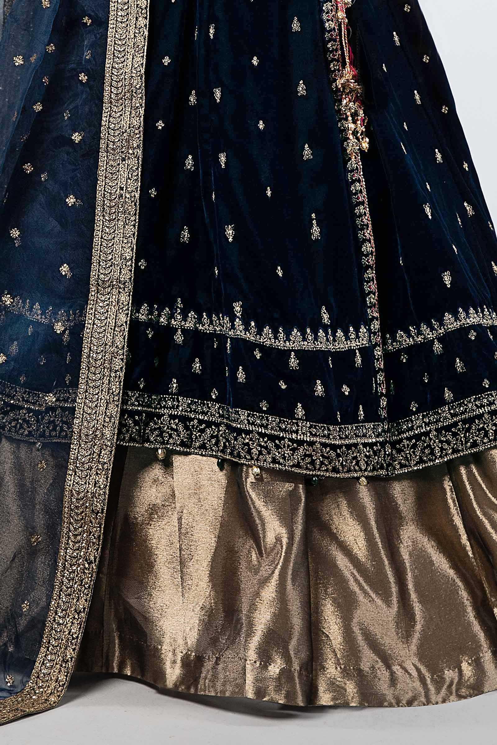 Maira B | Ready to Wear | SF-W24-02 Teal by Maria Faisal - Registered Vendor of : Maria B - type : Wedding Dress - 100% original wedding dresses