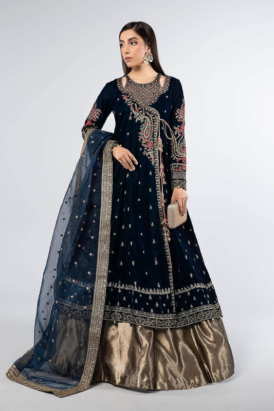 Maira B | Ready to Wear | SF-W24-02 Teal by Maria Faisal - Registered Vendor of : Maria B - type : Wedding Dress - 100% original wedding dresses