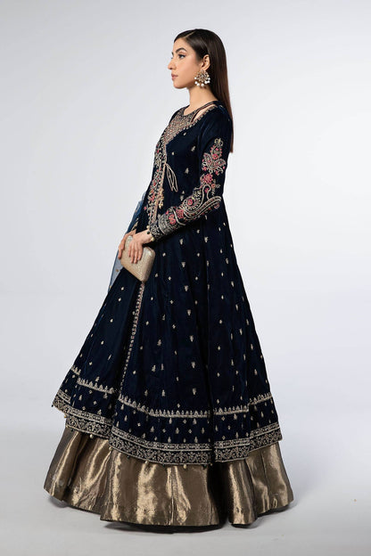 Maira B | Ready to Wear | SF-W24-02 Teal by Maria Faisal - Registered Vendor of : Maria B - type : Wedding Dress - 100% original wedding dresses