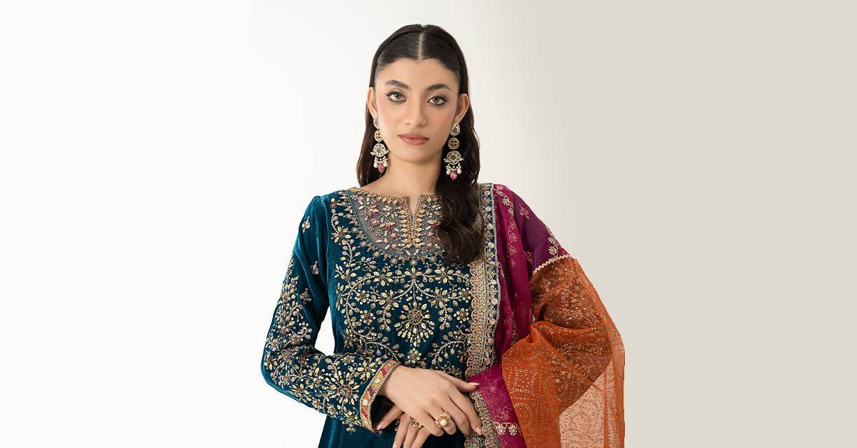 Maira B | Ready to Wear | SF-W24-05 by Maria Faisal - Registered Vendor of : Maria B - type : Wedding Dress - 100% original wedding dresses