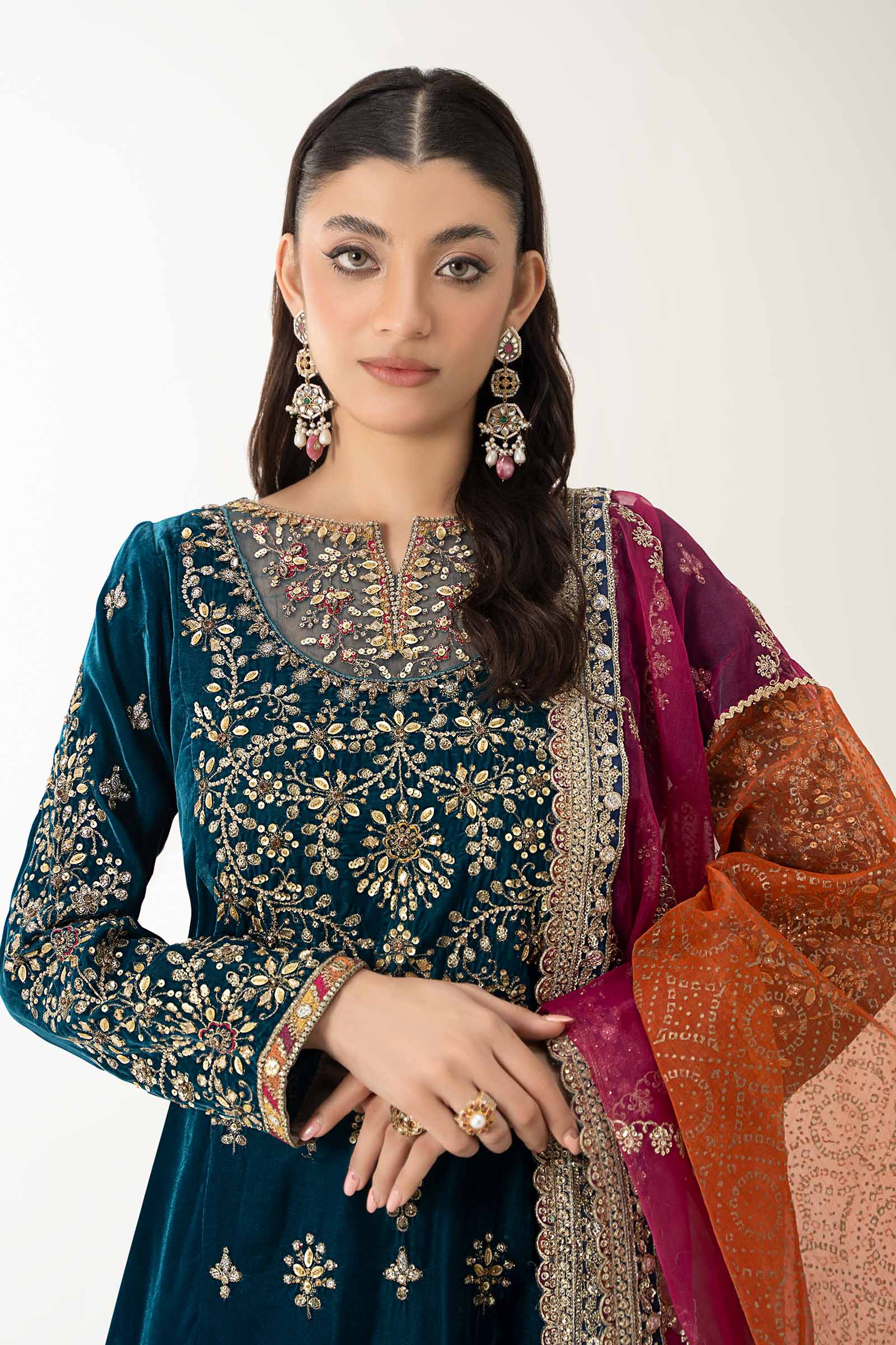 Maira B | Ready to Wear | SF-W24-05 by Maria Faisal - Registered Vendor of : Maria B - type : Wedding Dress - 100% original wedding dresses