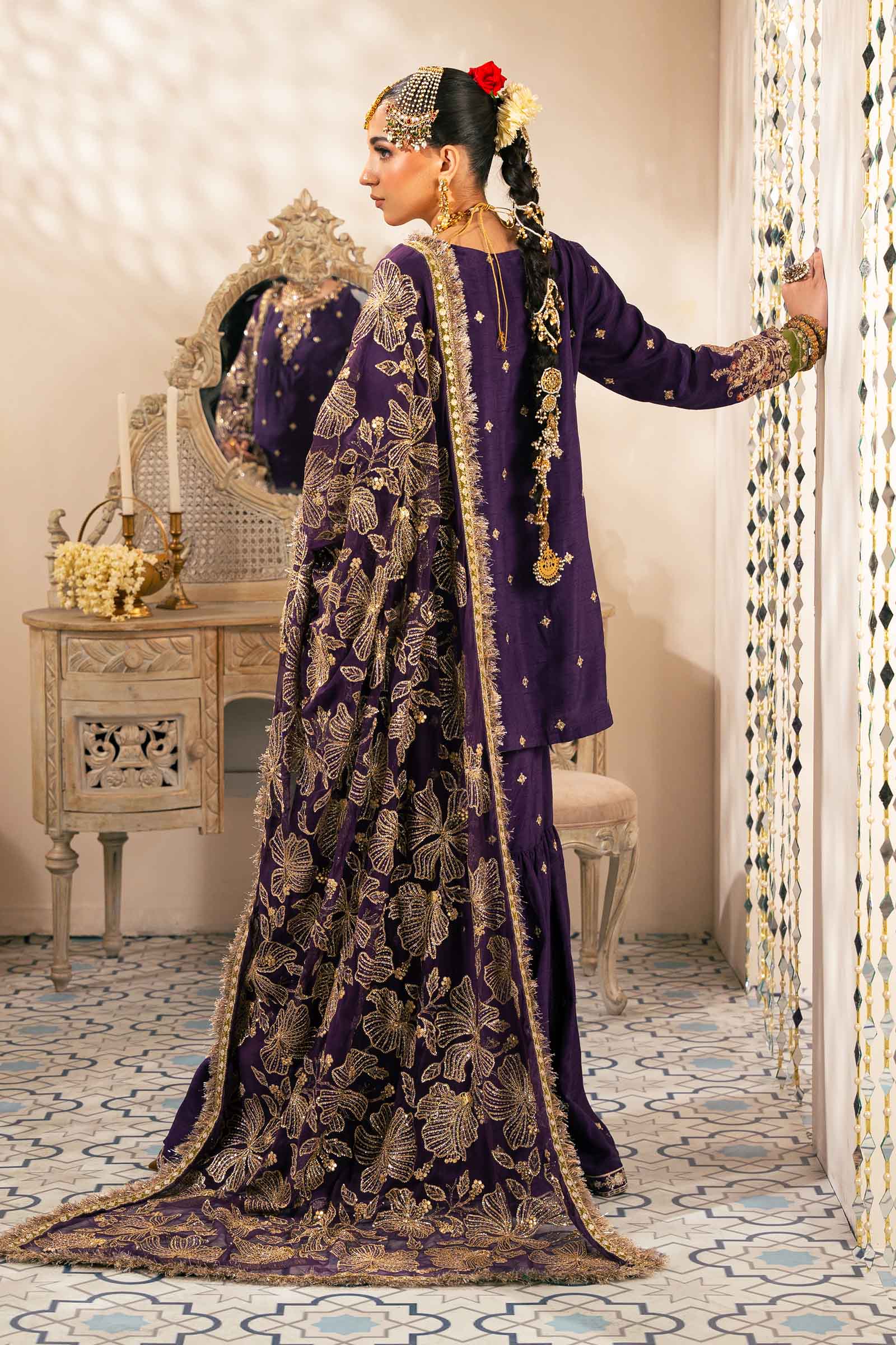 Maira B | Ready to Wear | SF-W24-06 by Maria Faisal - Registered Vendor of : Maria B - type : Wedding Dress - 100% original wedding dresses