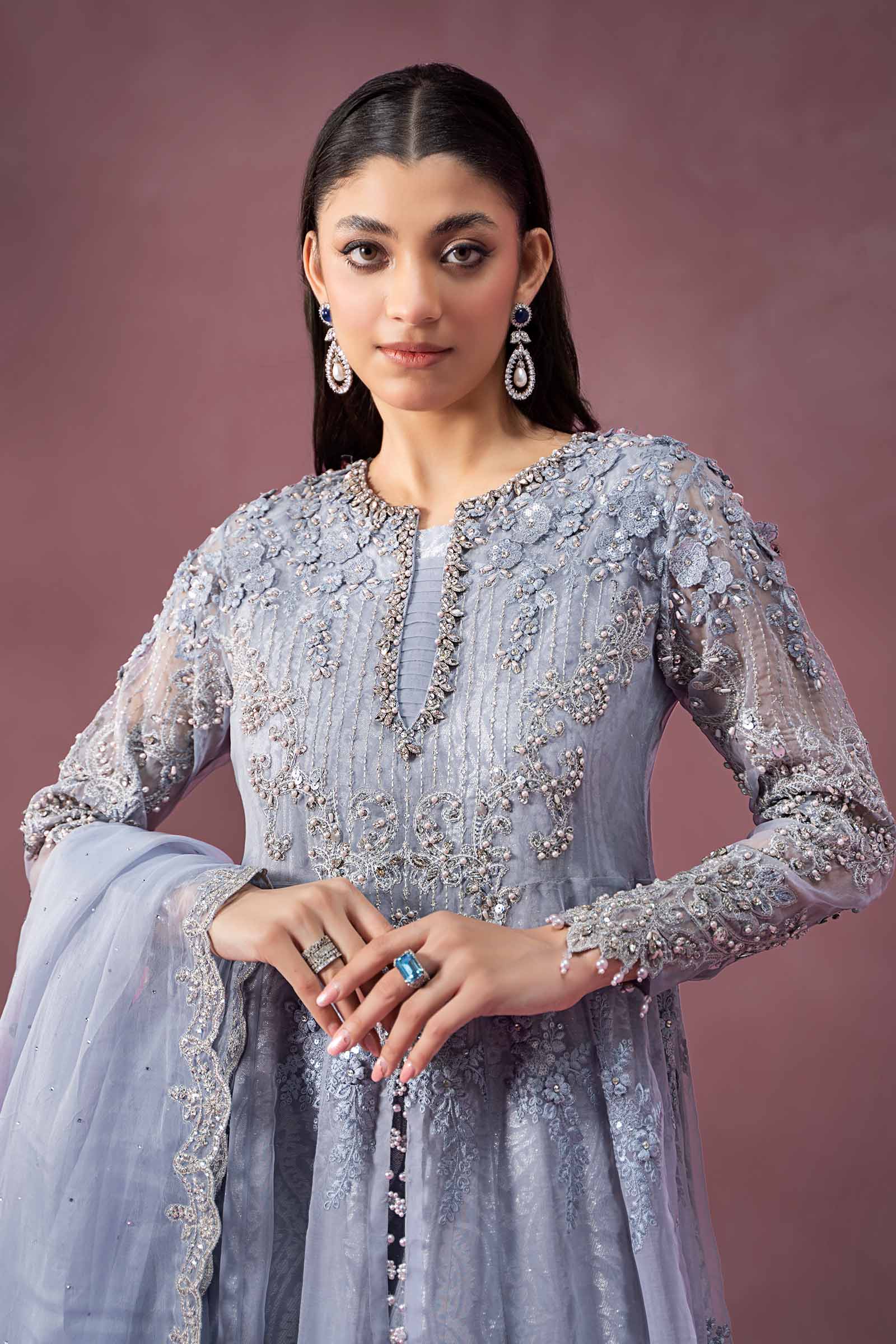 Maira B | Ready to Wear | SF-W24-10 by Maria Faisal - Registered Vendor of : Maria B - type : Wedding Dress - 100% original wedding dresses