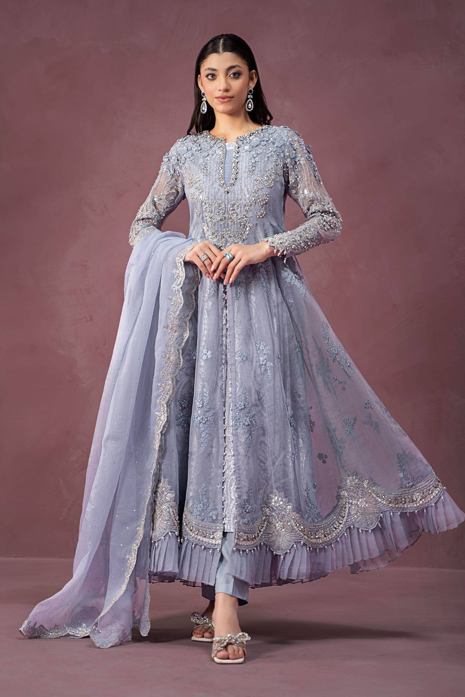 Maira B | Ready to Wear | SF-W24-10 by Maria Faisal - Registered Vendor of : Maria B - type : Wedding Dress - 100% original wedding dresses