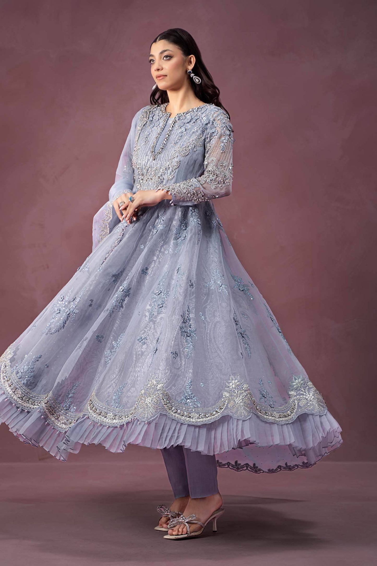 Maira B | Ready to Wear | SF-W24-10 by Maria Faisal - Registered Vendor of : Maria B - type : Wedding Dress - 100% original wedding dresses