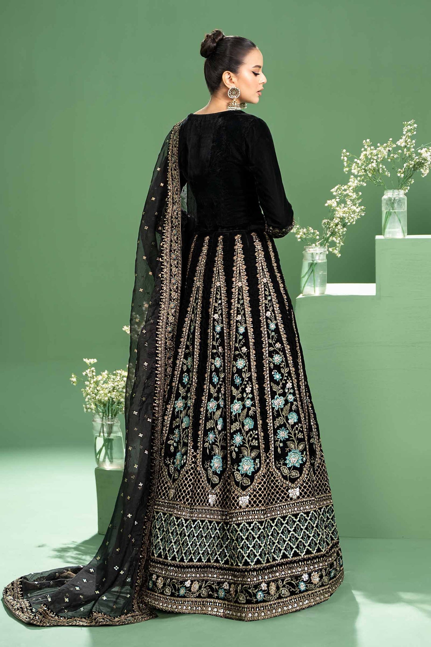 Maira B | Ready to Wear | SF-W24-17 by Maria Faisal - Registered Vendor of : Maria B - type : Wedding Dress - 100% original wedding dresses