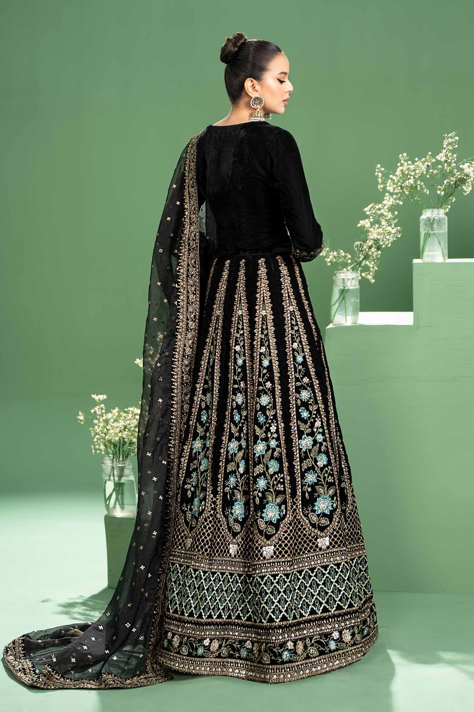 Maira B | Ready to Wear | SF-W24-17 by Maria Faisal - Registered Vendor of : Maria B - type : Wedding Dress - 100% original wedding dresses