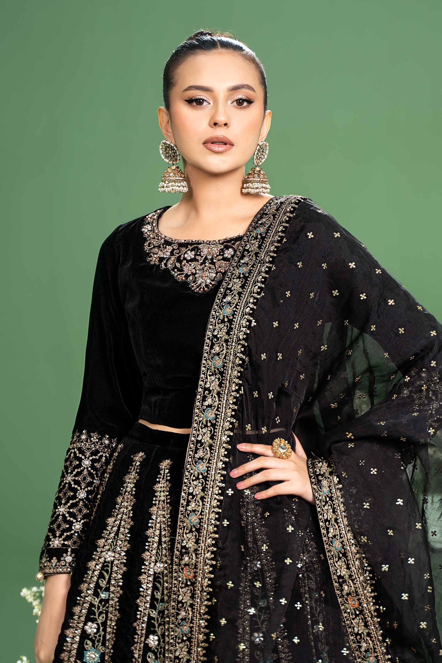 Maira B | Ready to Wear | SF-W24-17 by Maria Faisal - Registered Vendor of : Maria B - type : Wedding Dress - 100% original wedding dresses