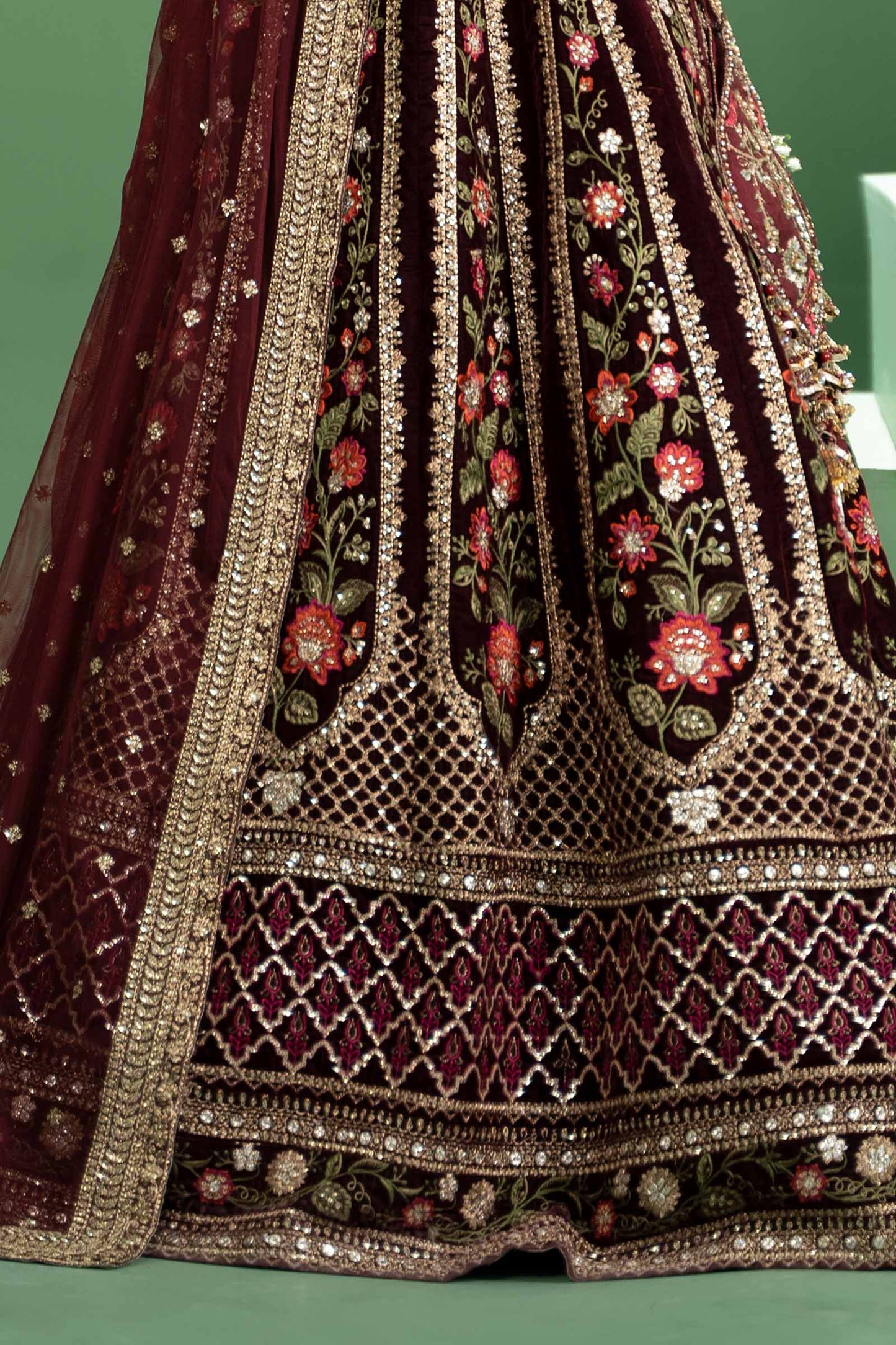 Maira B | Ready to Wear | SF-W24-17 by Maria Faisal - Registered Vendor of : Maria B - type : Wedding Dress - 100% original wedding dresses