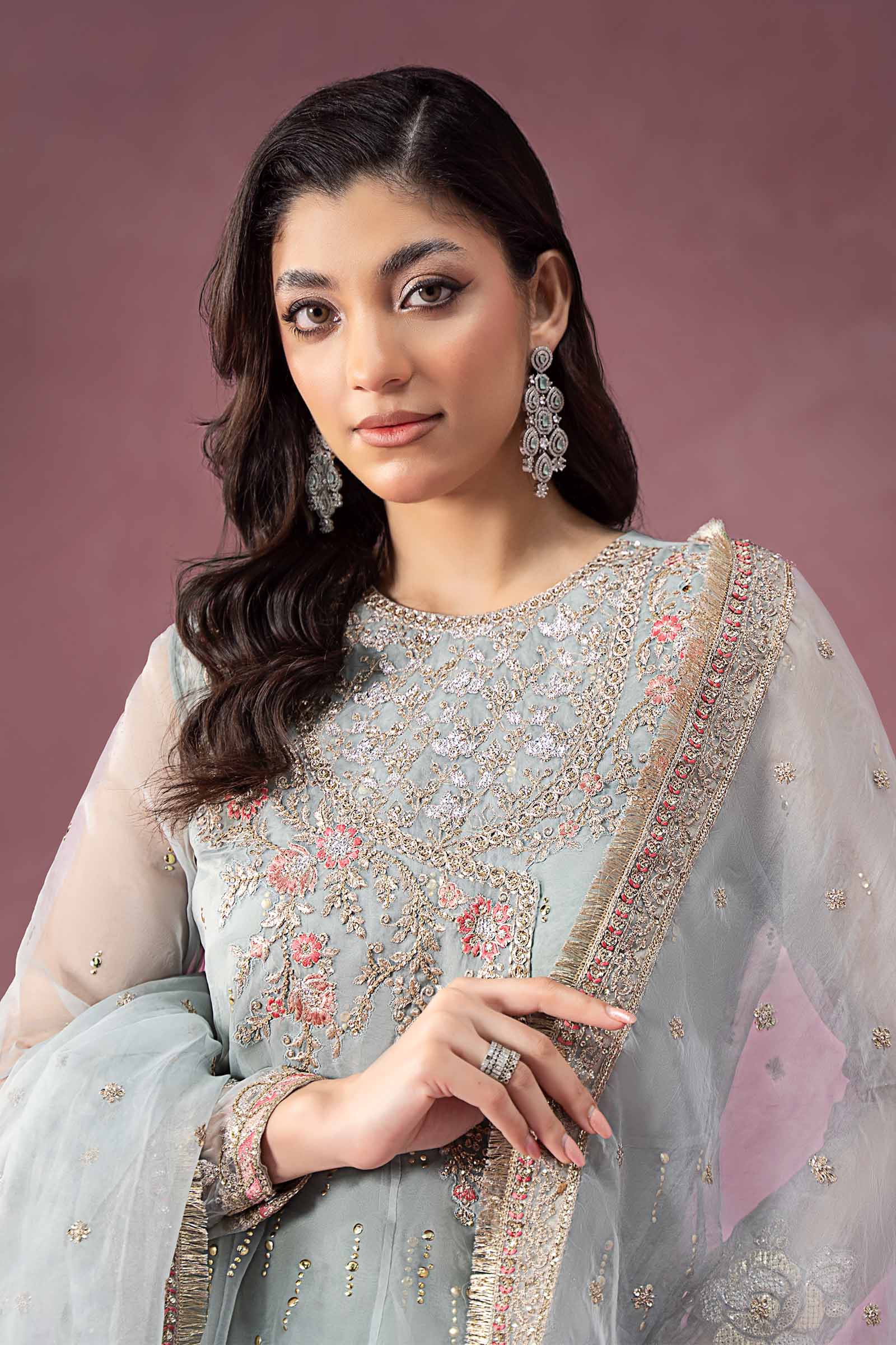 Maira B | Ready to Wear | SF-W24-19 Ferozi by Maria Faisal - Registered Vendor of : Maria B - type : Wedding Dress - 100% original wedding dresses